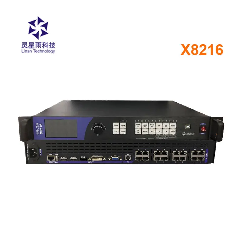

Видеопроцессор Linsn X8216 два в одном, светодиодный настенный контроллер с поддержкой функции PIP 3D