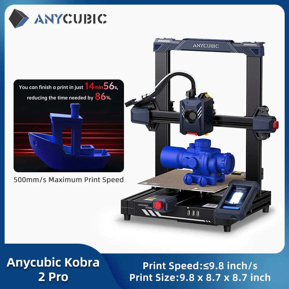 K2397 Anycubic Kobra 2 Pro FDM 3Dプリンター ANYCUBIC Kobra 2 Pro FDM 3D Printer Auto Leveling 500mm/s