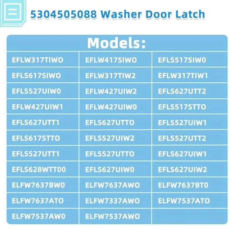 1Pack 5304505088 Washer Door Strike Replacement For Washer Door Latch 4452319 AP6031188 PS11766033 Spare Parts Accessories
