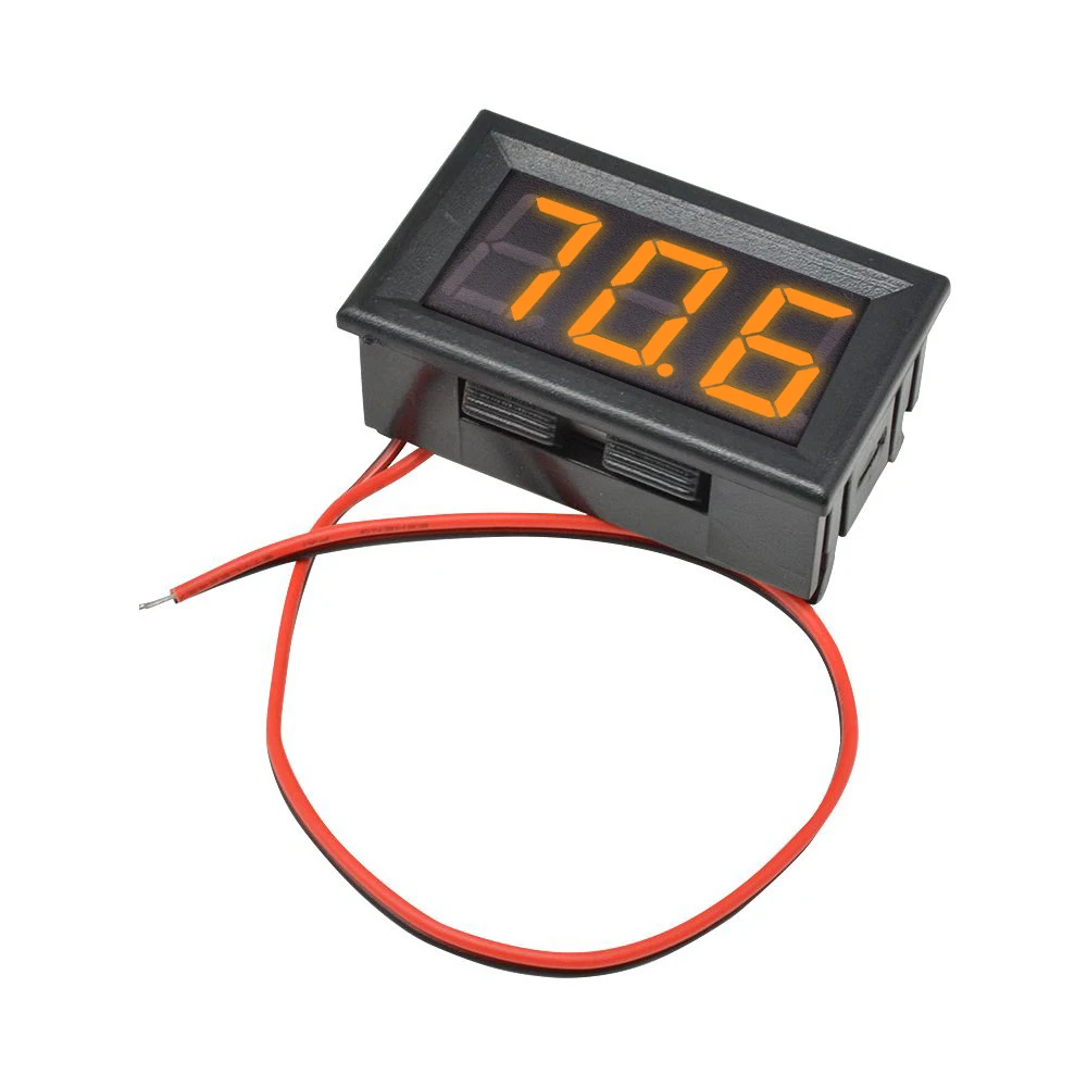 AC 70-500V 0.56인치 LED 디지털 볼트미터 전압계 볼트 측정기 도구 2선식 빨강 초록 파랑 디스플레이 110V 220V DIY 0.56인치