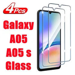 Premium Protective Tempered Glass Screen Protector - 1/4 Pack for 3 piece (For Galaxy A05)