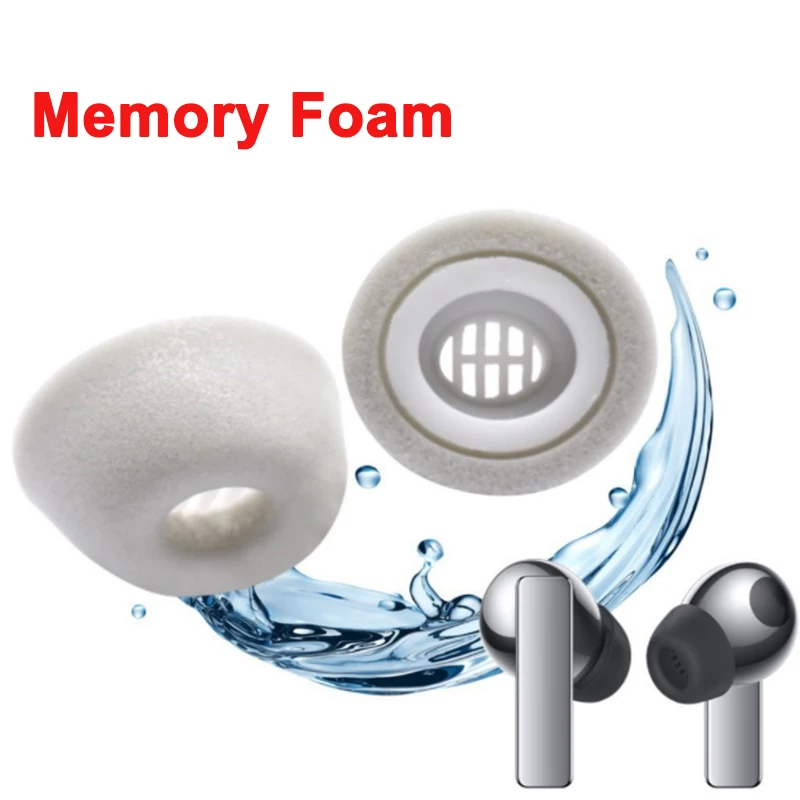 2PCS1pairsMemoryFoamEarTipsforHUAWEIFreebudsProEartipsVIVO