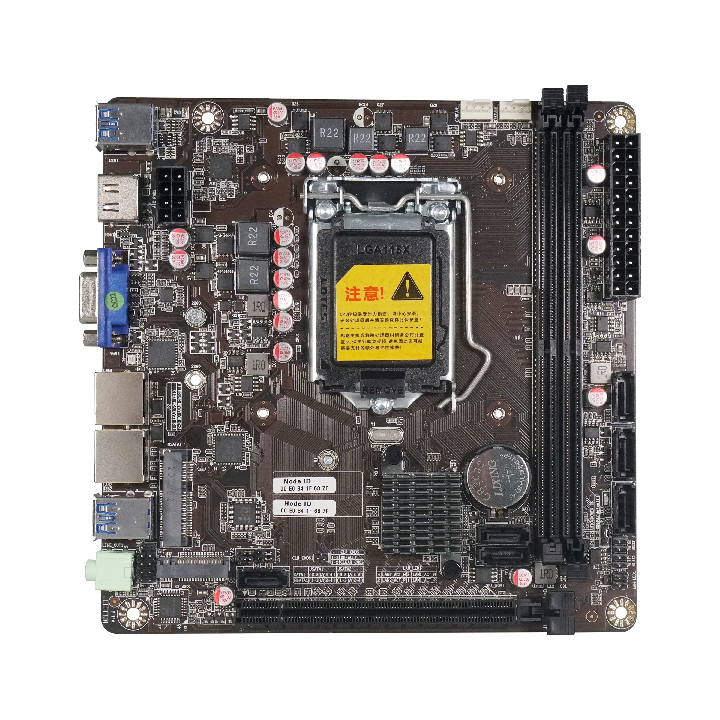 lga 1151 motherboard mini itx Support the sixth, seventh, eighth and ninth  generation CPU COM LAN PCIE 3.0 X16 - AliExpress