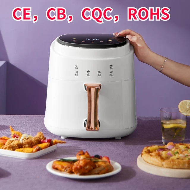 Household 7L Touch Screen OEM Customized Double Air Fryer Electric Smart Air  Fryers With 2 Baskets - AliExpress