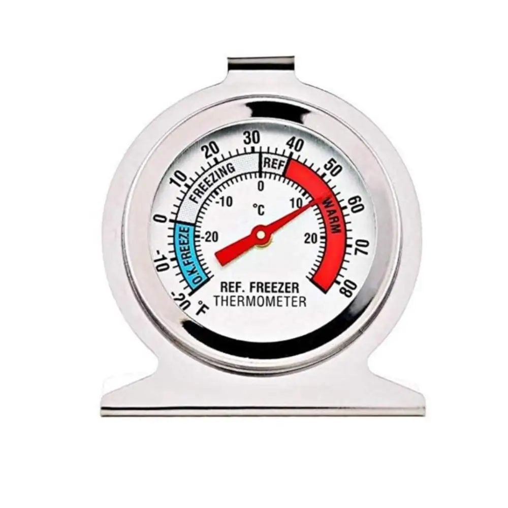 1~10PCS Stainless Steel Mini Fridge Thermometer Temperature Sensor DIAL High Accuracy Refrigerator Freezer-30 To 30&deg;C Home temperature sensor refrigerator thermometer