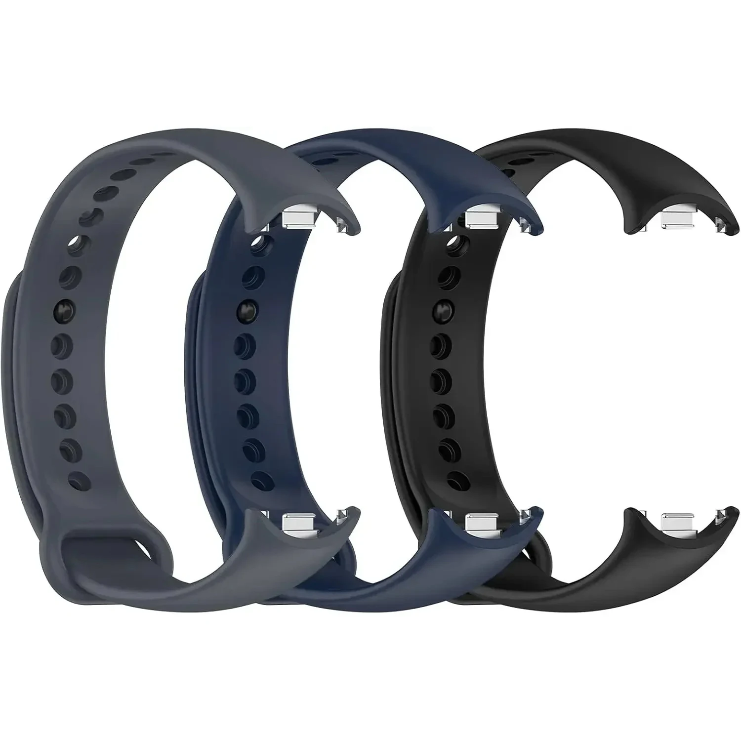 Silicone Sport Strap Rubber Bracelet for Fitness Tracker Accessories