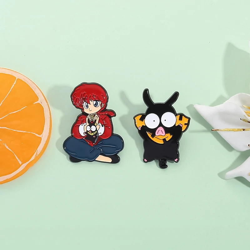 2-9pcs/set Cartoon Characters Collection Enamel Pins Anime Roles Brooch Lapel Badge Accessories Fashion Jewelry Gifts