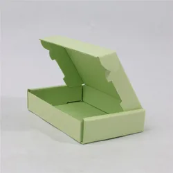 10 - Pack Colorful Airplane - Themed Gift and Jewelry Boxes (10x9x2cm green)