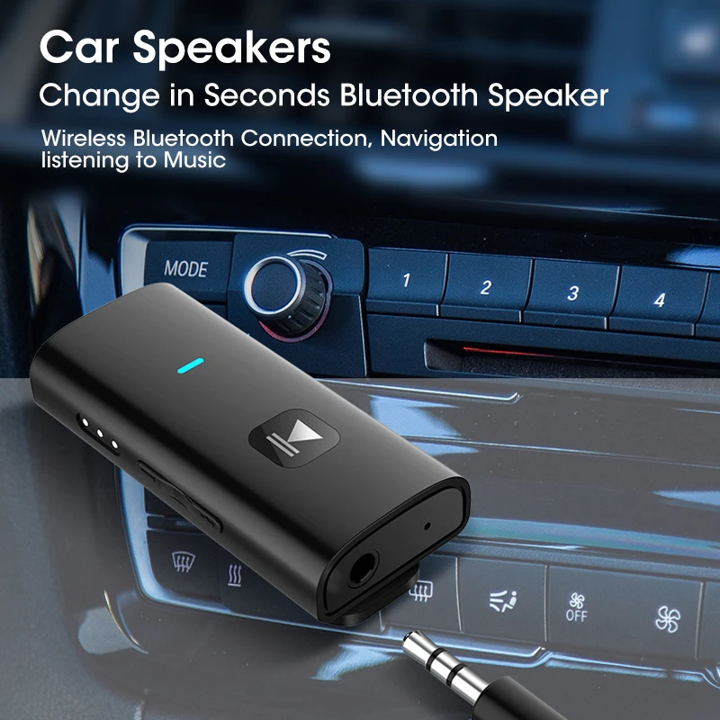 Car Speaker Bluetooth Receiver 5.0 Hands-Free Call Lavalier TF Play Wireless Audio For Computer TV |