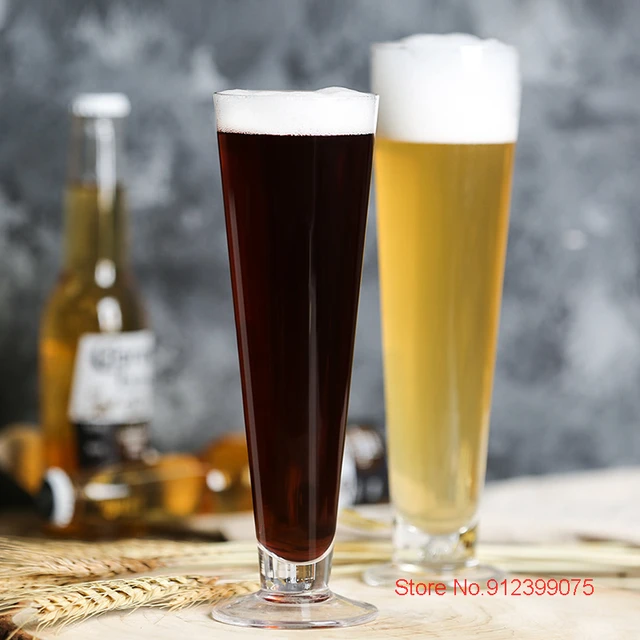 380ml Large Capacity Beer Mug Graduated Cylinder Pilsner Glass Tall Big  Champagne Flute Restaurant Craft Brew Stout Cocktail Cup - Glass -  AliExpress