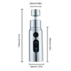 New Faucet Extender 360° Universal Rotation Extension Splash Proof Aerator 3 Modes Kitchen Sink Accessory Water Tap Nozzle 6