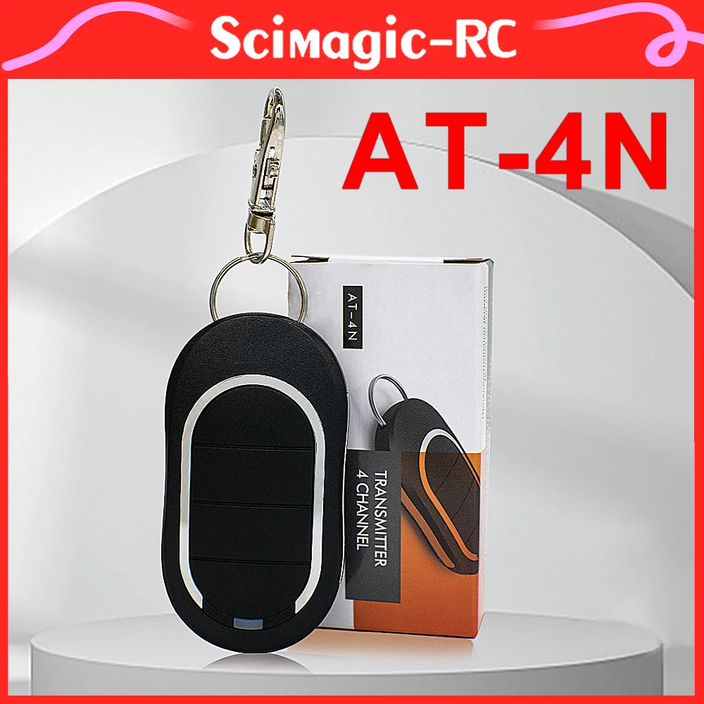 Alutech AT-4N 다이내믹 코드 게이트 차고 문짝 송신기, 4 버튼 배리어 컨트롤, 433.92 MHz 리모컨 AT-4N, 433.92 MHz