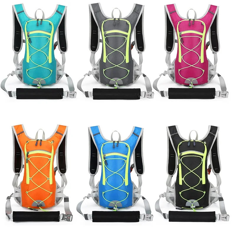 

Bicycle Backpack With 2L Water Bag Tank Waterproof Cycling Running Hiking Sports Rucksack Riding Bike Hydration Bladder