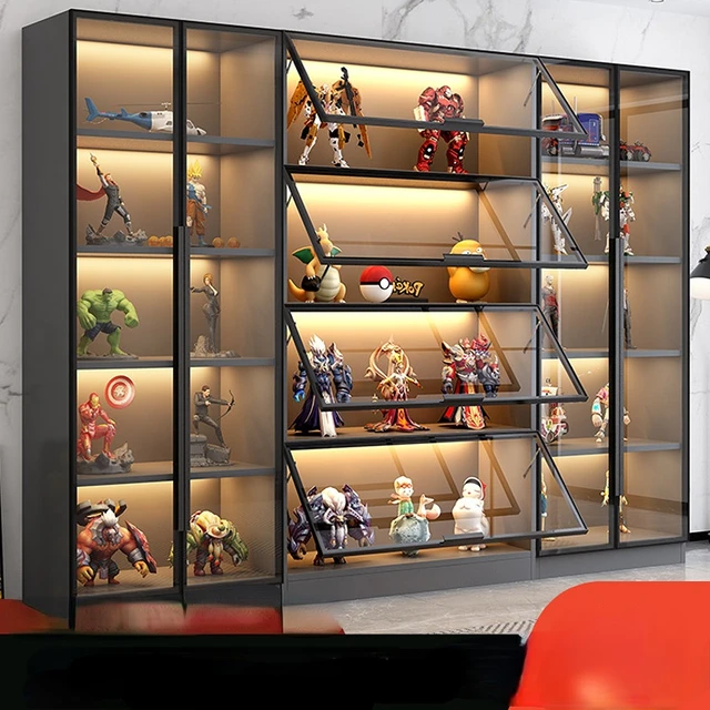 Armoire de rangement Lego pour jouets, vitrine, bibliothèque