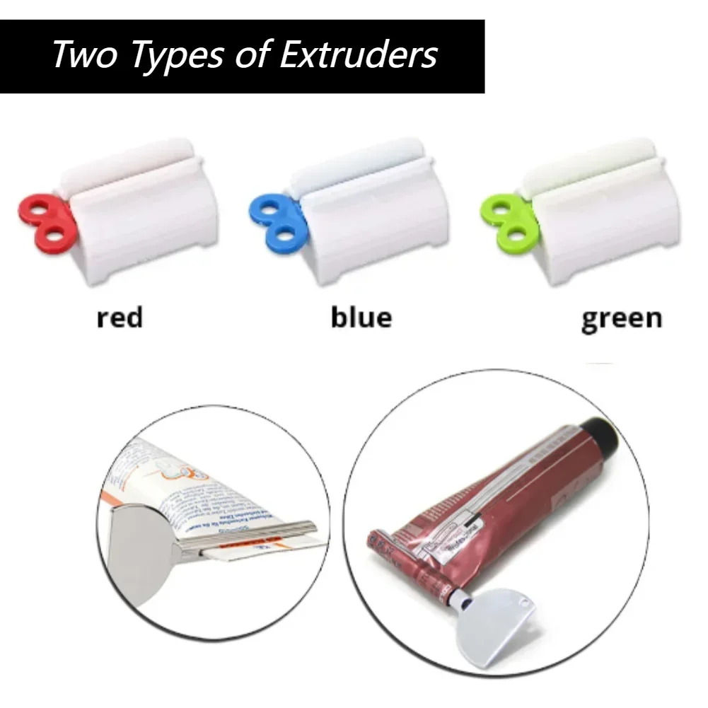 Toothpaste Squeezer Roller Tube Stainless Steel Reduce Waste Multifunctional for Bathroom