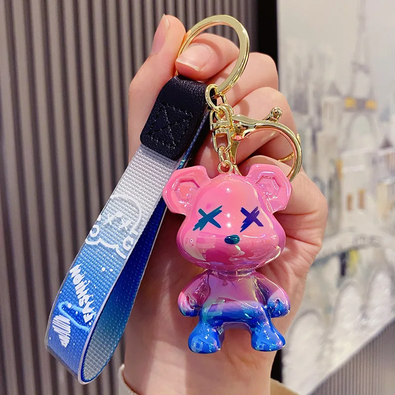 Keychain Car Keys Bear | Graffiti Bear Keyring | Keyring Bag