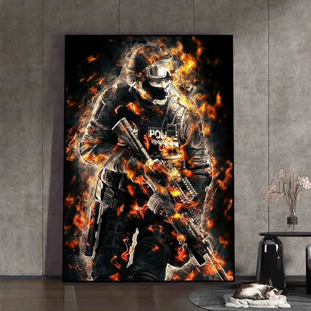 

Esports Game Poster Game Anime Character Canvas Painting Living Room Wall Art Decoration Mural Modern Home Decor Aesthetic Gifts