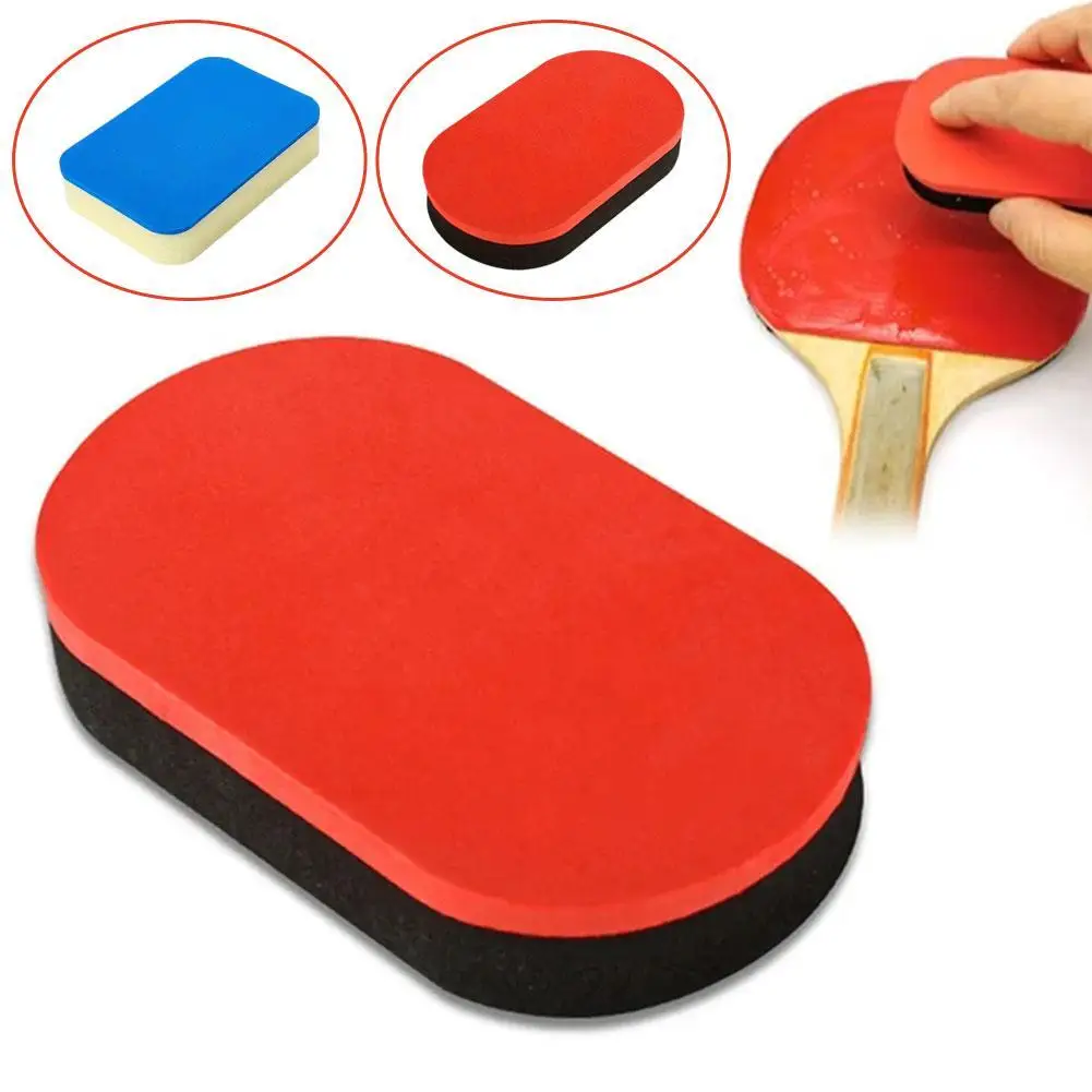 

Portable Table Tennis Cleaning Sponge Easy To Use ping pong Racket Rubber Cleaner Tennis Racket Care Accessories 03KA