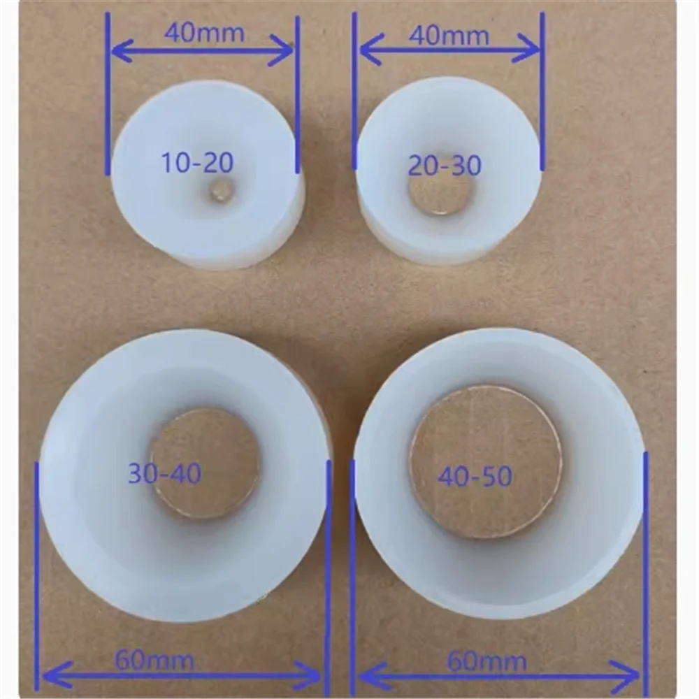 

10pcs 10-50mm silicone pad capping head inner core capping machine accessory wear-resistant leather band washer