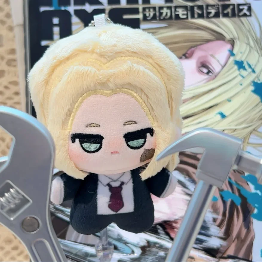 SAKAMOTO DAYS Shin Asakura 10cm Kawaii Starfish Cute Mini Cotton Doll Anime Plush Dolls Stuffed Figure Toys Fans Collect Gift
