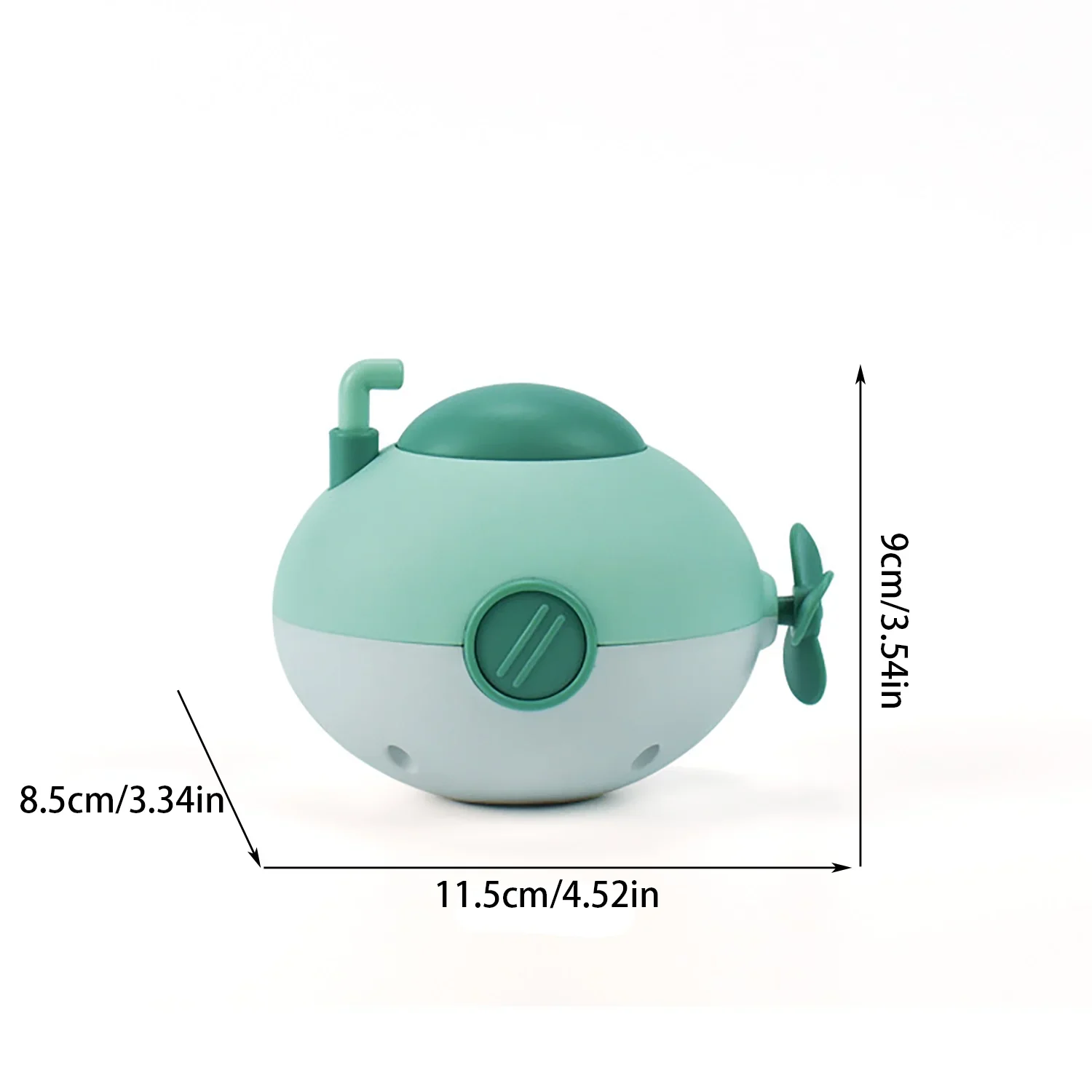 Baby Shower Water Playing Cool Game Windup Submarine Chain Up Bathroom Water Playing Children's Toys No Battery Required 2