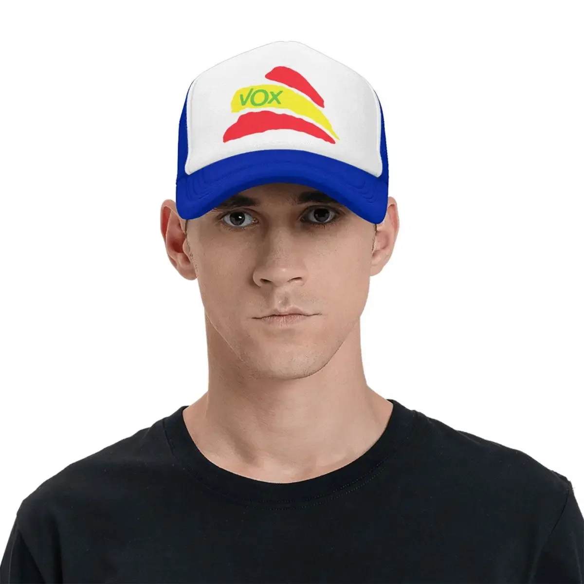 Vox Spanish Flag Trucker Hat Outdoor Women Men's Adjustable Spain Political Party Baseball Cap Summer Hats Baseball Cap