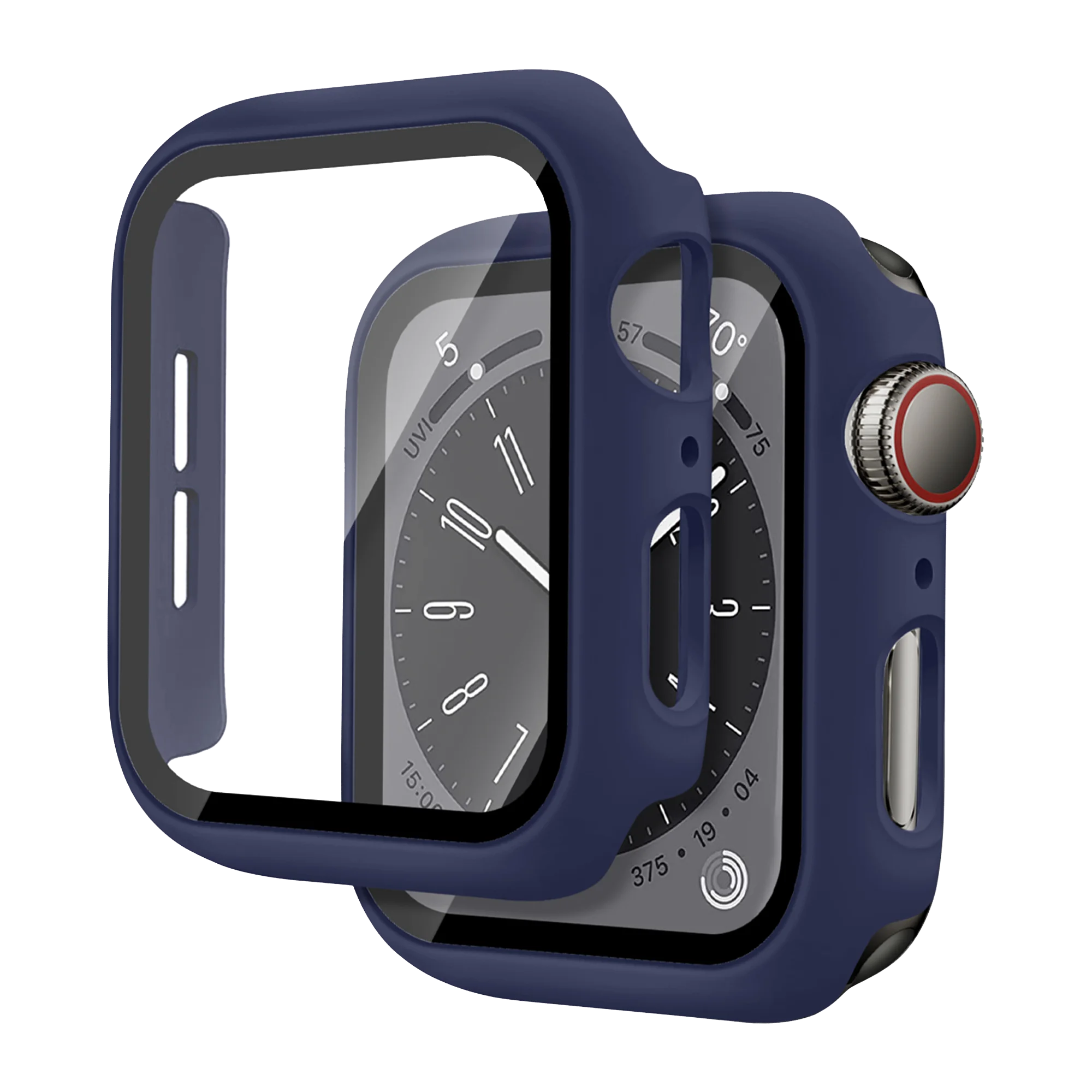 Premium Tempered Glass & Protective Case for Smartwatch Screen Protection