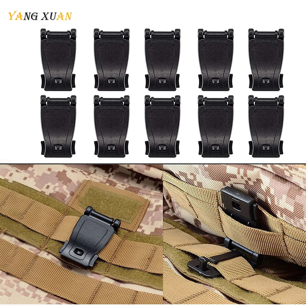 Heavy Duty Reusable Molle Backpack Webbing Strap Fastening Keeper