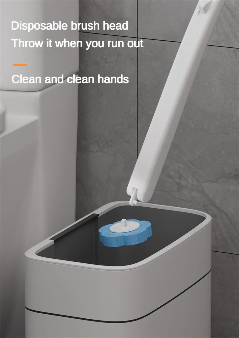 Disposable Toilet Brush Image 8