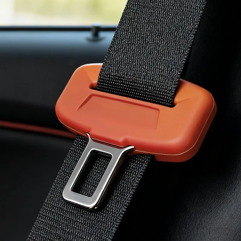 Silicone Seat Belt Buckle Cover Universal Anti-Scratch & Anti-Rattle Buckle Protector for Car Interior Soft Protective Cover Set