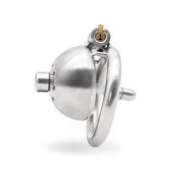 Chastity Cage Sissy Male Sex Toys Metal Cock Cage Stainless Steel Funny Adult Toys For Men 18+ Violent Sexual Tools G64W 2