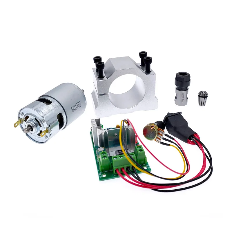 Motore DC 775 12V 4500RPM A Doppio Albero 50W Con Staffa - Coppia Elevata Per Progetti Fai-da-te - 4