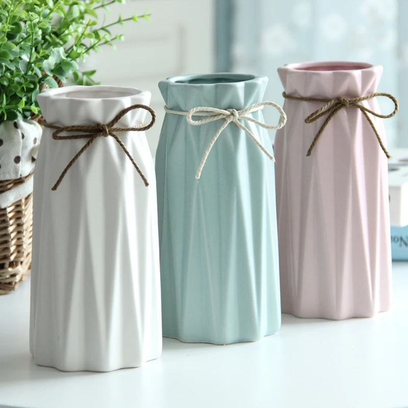 

Retro Nordic Vase Jar Original Grand Ceramic Table Vase Jar Modern Aesthetic Decoration Maison Moderne Salon Vase Decoration