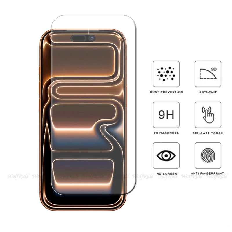 1/2/3/4Pcs For iPhone 17 Pro Max Glass iPhone 17 Tempered Glass Transparent Clear 9H Protective Screen Protector iPhone 17 Air image 2