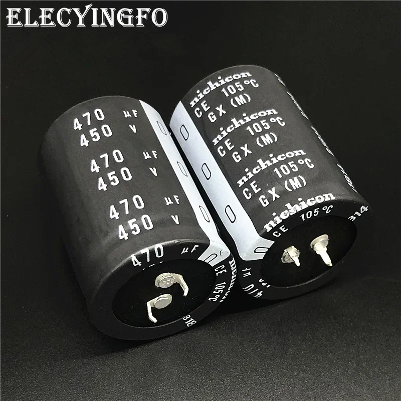 Condensatore Psu Snap-In A Lunga Durata 2Pcs/10Pcs 470Uf 450V Nichicon Gx 35X50Mm 450V470Uf