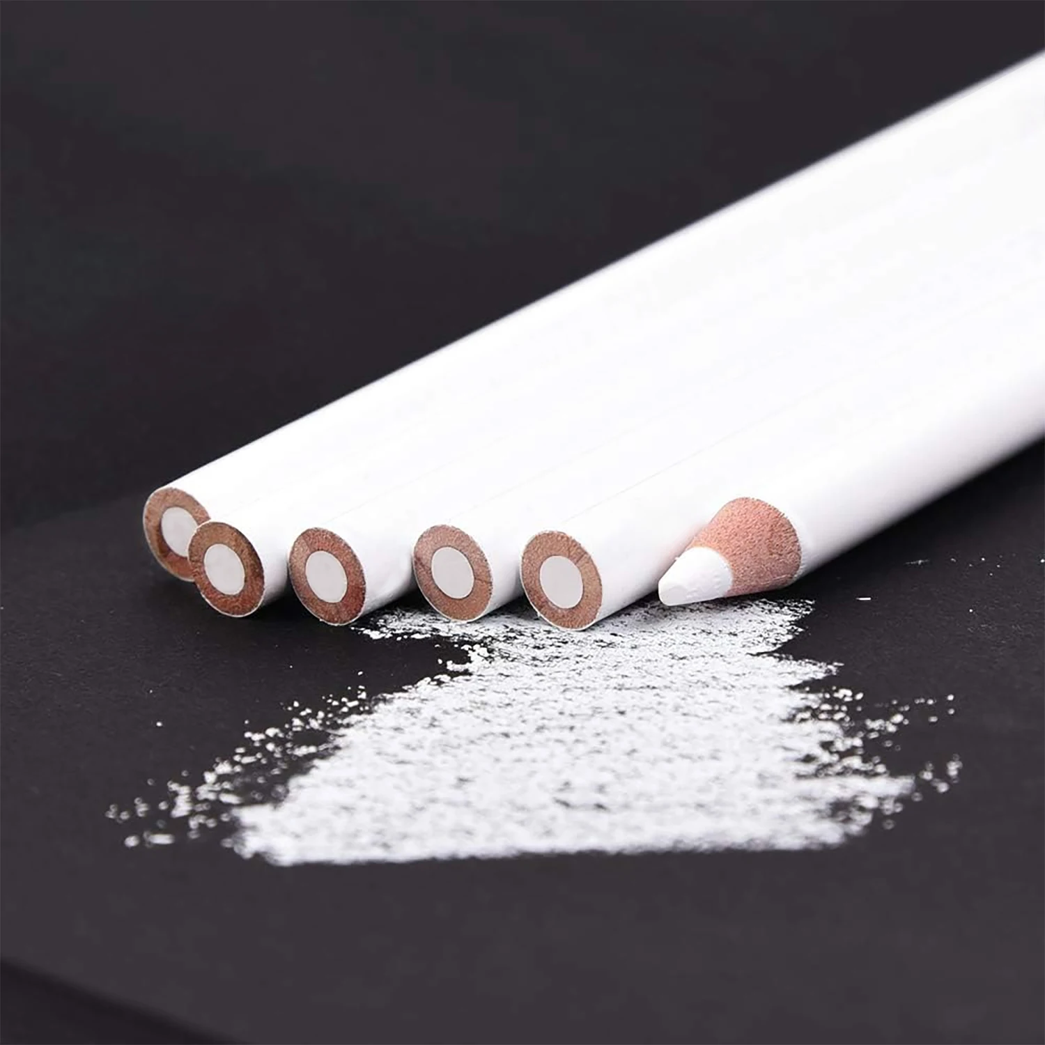 6-29개입 화이트 스케치 숯 연필 - 전문가용 스케치 하이라이트 화이트 숯 목재 연필 (아티스트 드로잉, 스케칭, 블렌딩용)