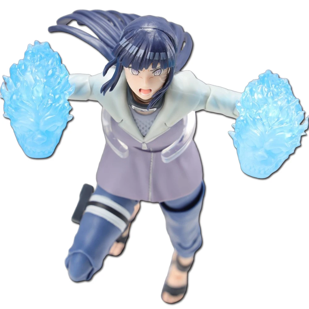 16 cm Naruto Anime Figur Rock Lee Hyuuga Hinata Roubu Doppel Lion Faust Kampf Action Figure Sammlung Modell Puppe spielzeug hobbie