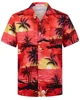 Summer Fashion Mens Hawaiian Shirts Short Sleeve Button Coconut Tree Printed Casual Beach Aloha Shirt Plus Size 6XL Hombre Ropa 1