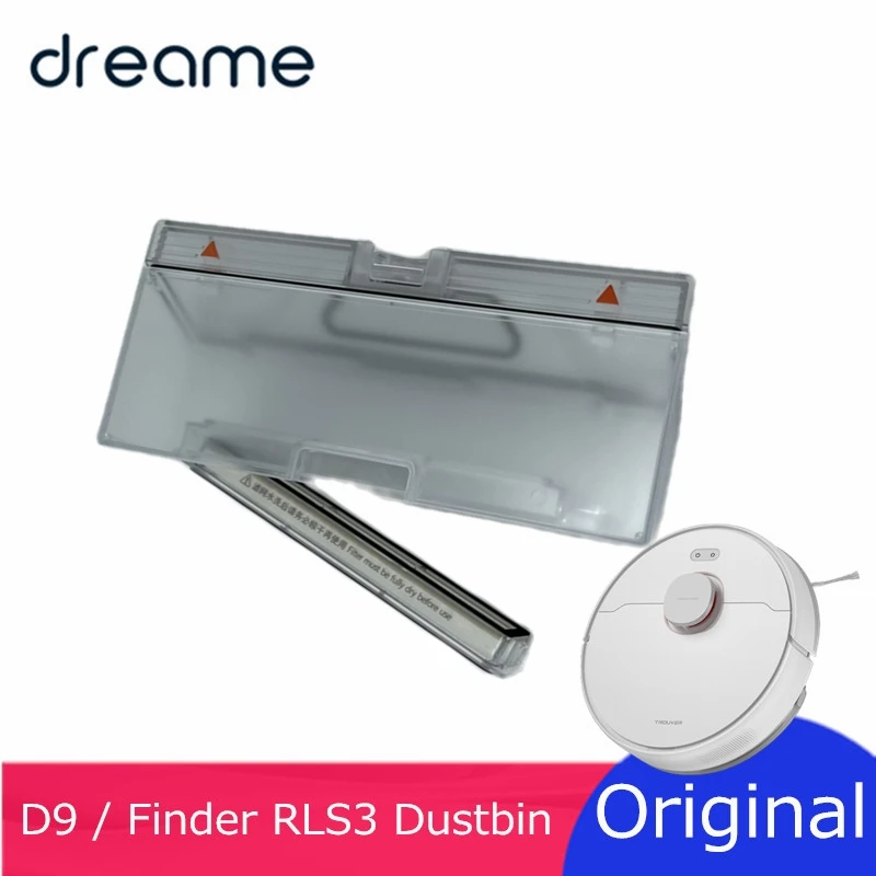 Dreame Bot L10 Pro & D9 / D9 Pro / D9 Max 로봇 진공 청소기 용 오리지널 더스트 박스 예비 부품, 먼지통 액세서리