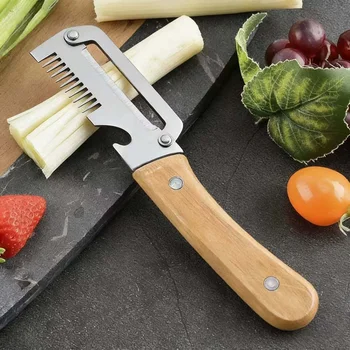 Wooden Handle Peeling Knife 3