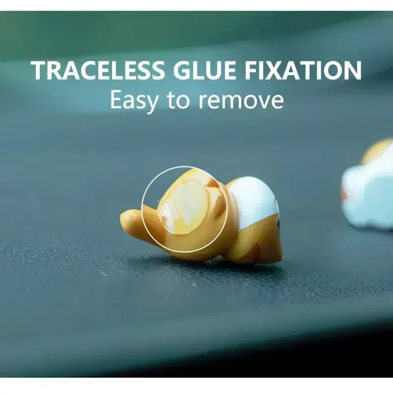 6/12pcs Cute Mini Cat Ornament Car Center Console Decoration Ornaments Auto Dashboard Rearview Mirror Decoration Car Accessories