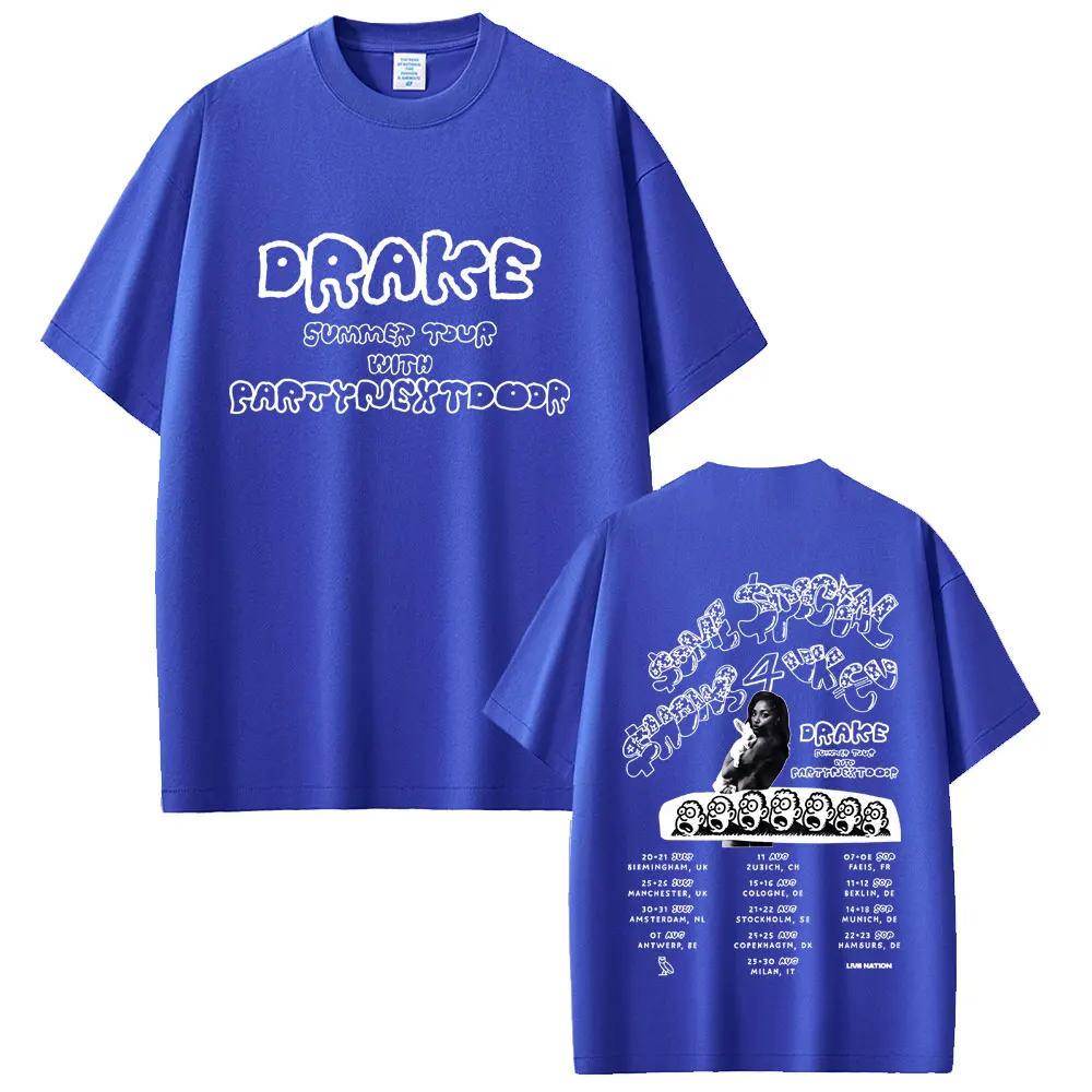 Rapper Drake Europe Tour with Partynextdoor 2025 T-shirt SSS4U