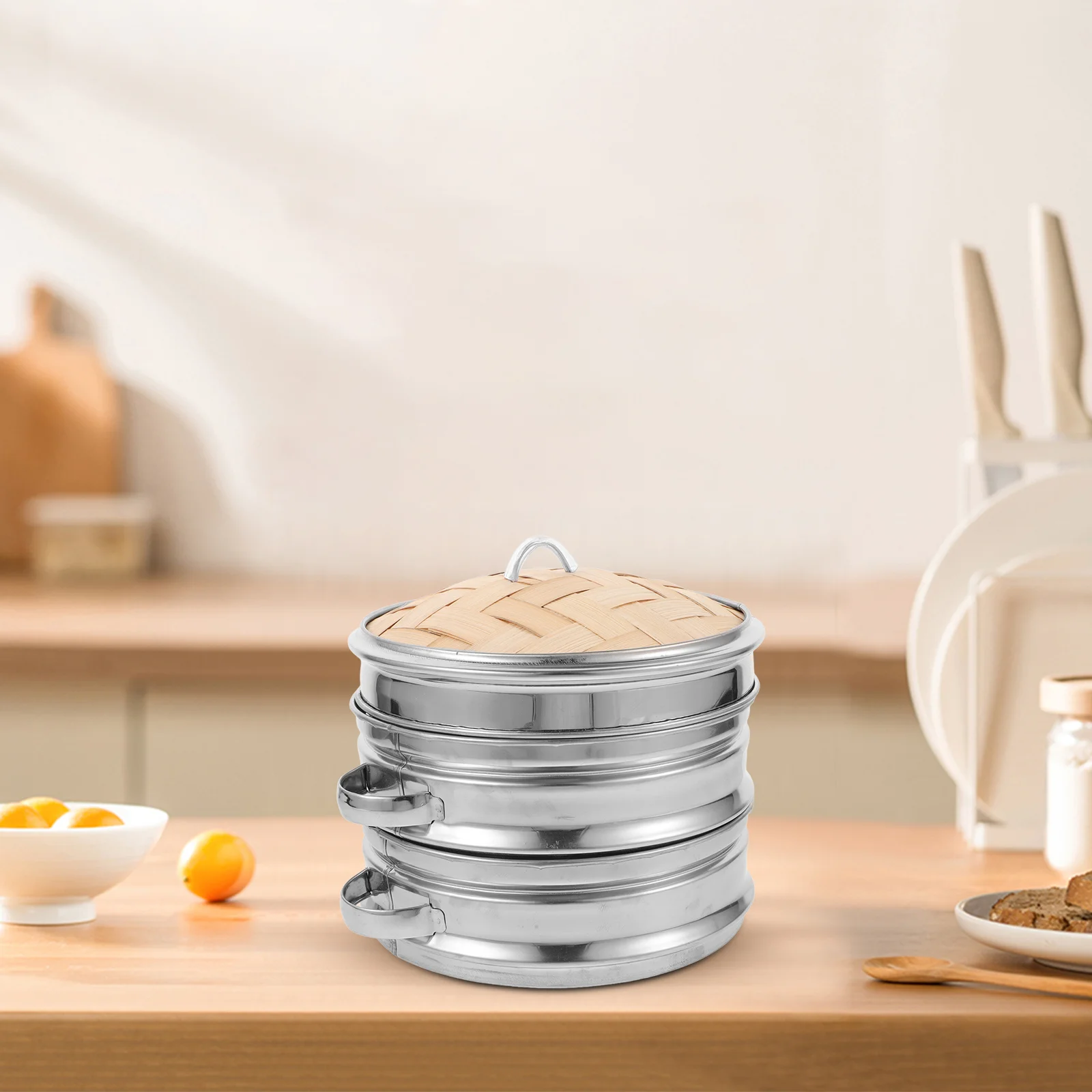 Commercial Steamer Cuckoo Rice Cooker Stainless Steel Dumpling Maker Basket for Pot