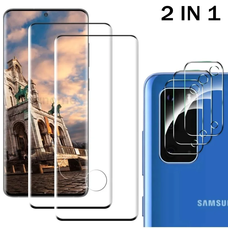 Tempered Glass for Samsung Galaxy S22 S20 Ultra S21 FE S10 Plus Camera