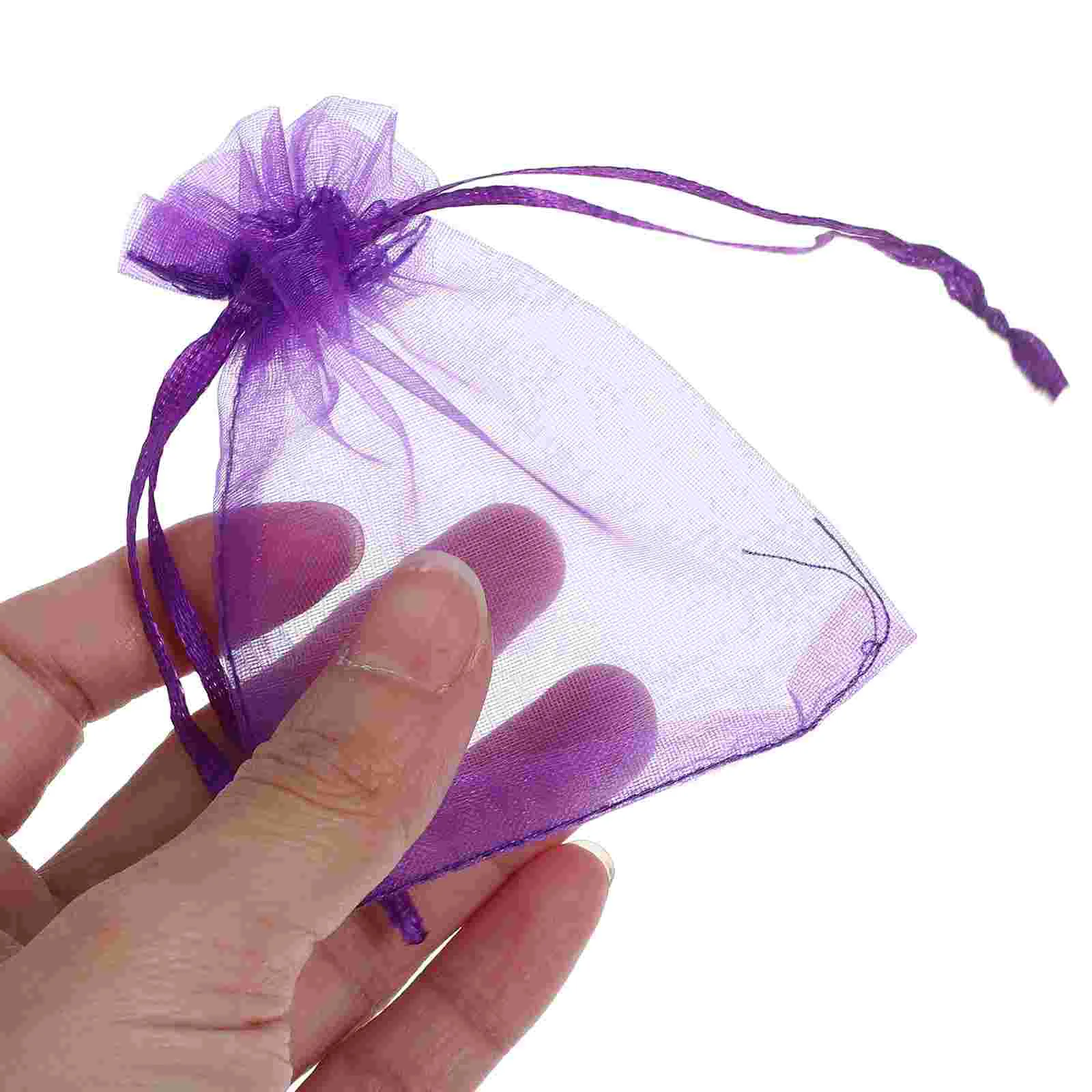 Lavender Bags Empty Sachet Decorative Pouch Aromatherapy Scented Bag Home Fragrance Sachets Storage Containers Household 100 Pcs