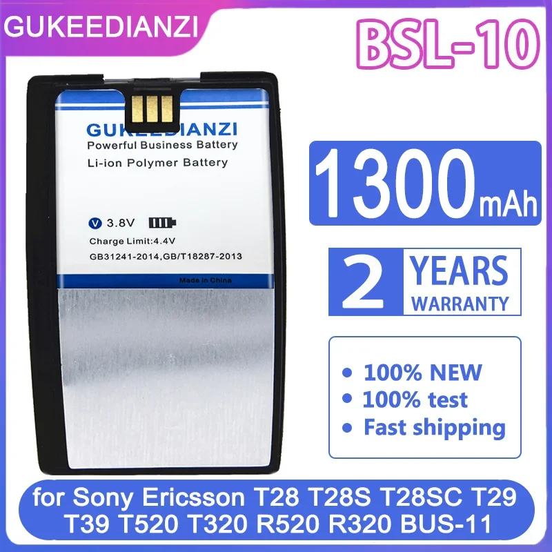Batteria Di Ricambio Gukeedianzi Bsl-10 1300Mah Per Sony Ericsson T28 T28S T28Sc T29 T39 T520 T320 R520 R320 Bus-11