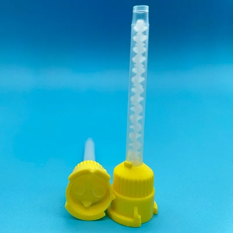 

Dental mixing head disposable silicone rubber mixing head oral injection head mixing tube impression material stirring