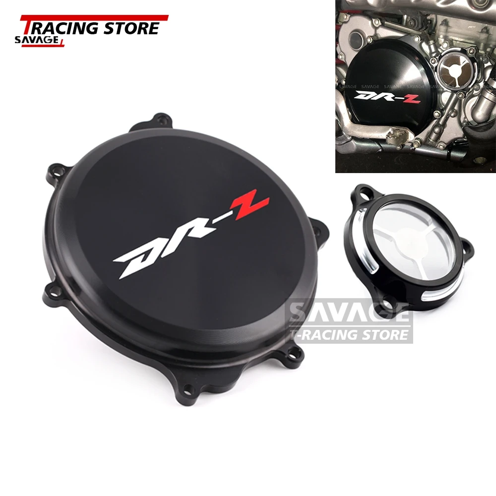 Motorycle Left Side Clutch Engine Case For SUZUKI DRZ400 DRZ400E DRZ400S DRZ400SM Crankcase Cover Guards Protector DR-Z DRZ 400
