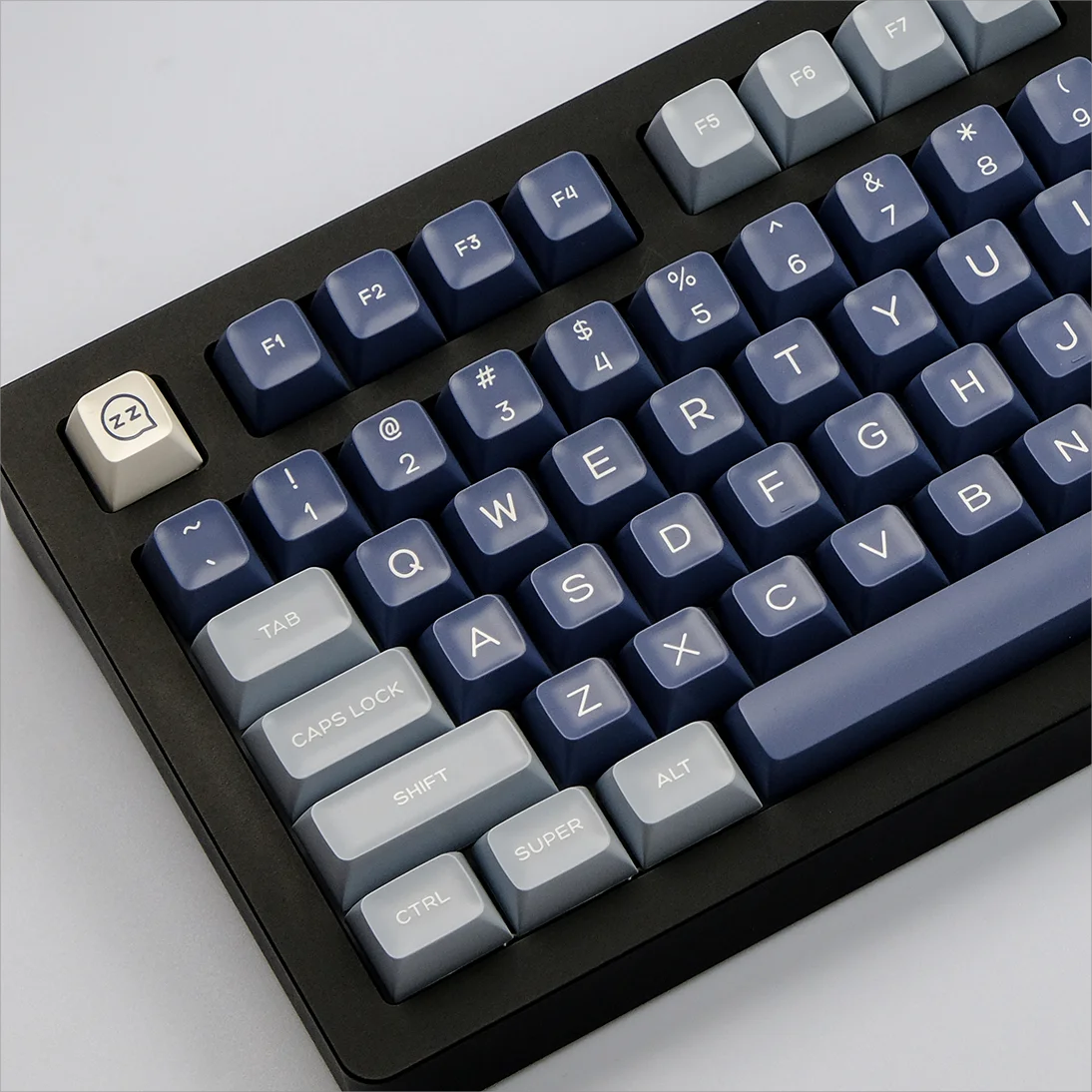 1セットqx gmk-fish yuのキーキャップ,ダブルショット,pbt,キーボード 
