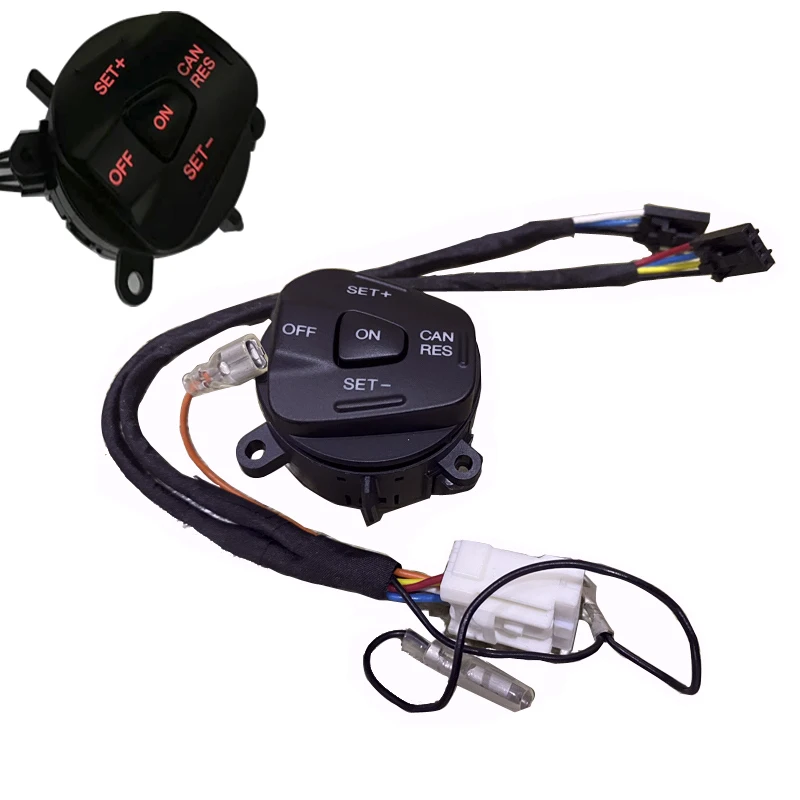 

Red Cruise Buttons System Kit Silver Frame Panel Cover Decorative For Ford Fiesta MK7 MK8 Ecosport 2013 Cruise Control Button